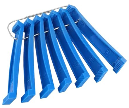 Radiator Fin Comb - Cleaning Brush Tool | 7 Pieces Coil Condenser Brush for Commercial Appliance Home Automotive Maintenance Repair, Evaporator, Air Conditioner HVAC