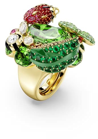 Swarovski Idyllia Ring, mehrfarbig, vergoldet