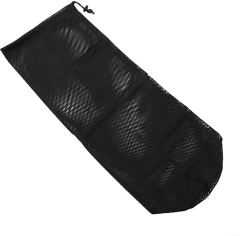 Housse en maille pour réservoir de plongée sous-marine, manchon de protection en polyester pour bouteilles de 11 à 12 L, filet de protection pour fixation BCD, noir, 71 x 9,5 cm