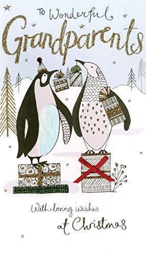 Champagne ? to Wonderful Grandparents ? Christmas Card
