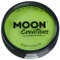 Moon Creations Maquillaje Facial y Corporal Profesional | Pintura de Color Profesional | Pintura Facial para Niños, Adultos, Disfraces, Festivales, Halloween Verde claro 36G