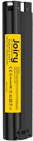 Joiry 9.6V 3500mAh Ni-MH Batería para Makita 9033 9000 193890-9 192696-2 632007-4 5090D 6012HD 4190D 4190DW 4300D 4300DW 4390D 4390DW
