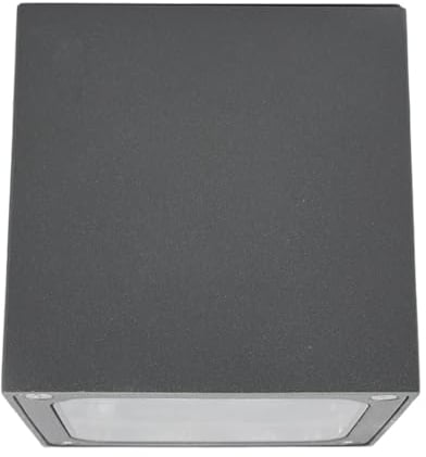 Lucande LED Deckenleuchten Tanea (spritzwassergeschützt (Modern) in Alu aus Aluminium (1 flammig,) - Außenleuchte für Garten Terasse Balkon & Haus Deckenleuchte