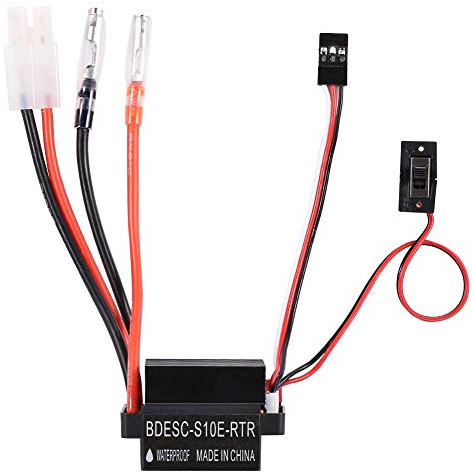 ESC brossé 320A, régulateur de vitesse électronique professionnel étanche bidirectionnel, accessoire RC adapté au modèle de voitures RC et au testeur de servo multifonction pour bateaux