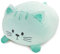 balvi Kissen Kitty Türkis Farbe In Katzenform Flauschig und weich Polyester