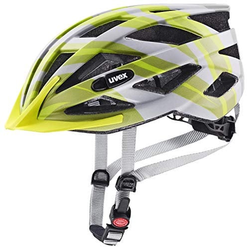 uvex air Wing cc - Leichter Allround-Helm für Damen und Herren - individuelle Größenanpassung - erweiterbar mit LED-Licht - Grey - Lime matt - 56-60 cm