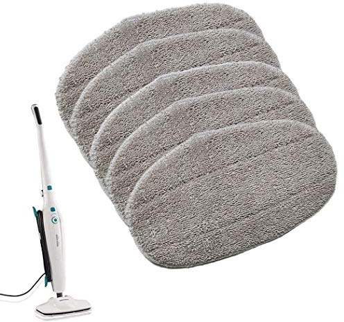 Ersatz-Mopp-Wischbezug für Leifheit CleanTenso Dampfreiniger, Dampfbesen, Wischerbezug, 5 Stück
