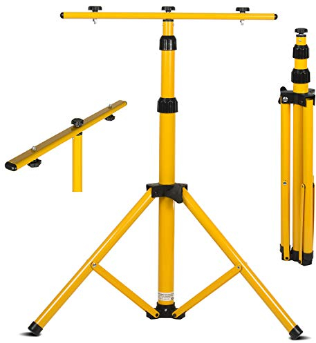Maclean MCE583 Treppiede Stand per Riflettori Supporto Illuminazione Telescopio Altezza Regolabile 62-150 (Stand)