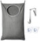 ANSTROUT XL Hanging Laundry Hamper, Extra Large Tear-resistance Door Hamper with 2 Types Hooks for Dirty Clothes, Save Bathroom Space Hanging Laundry Bag (36.5x 22 Inch,Grey)