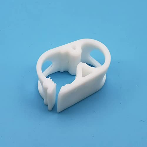 Lot de 50 colliers de serrage résistants aux hautes températures pour tuyau de 3 à 6 mm en plastique réglable pour tuyau de contrôle du débit