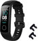iJiGui Honor Band 5/4 Silicone Wrist Strap - Universal Sport-Black