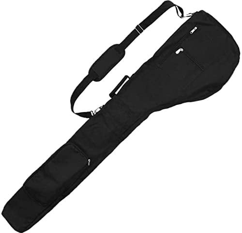 Bumdenuu Neue Golf SchläGer Trage Tasche Tragen Range Tasche Wasser Abweisende Faltbare Golf Tasche Golf Trage Tasche,Schwarz