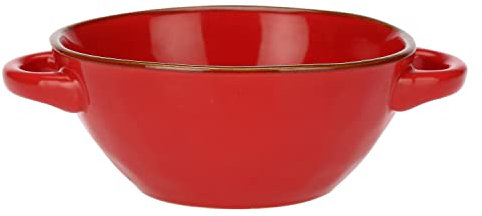 Thun Rose & Tulipani - Ciotola zuppa con manici Concerto Corallo