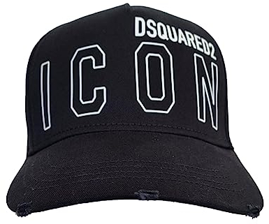 DSQUARED2 Herren icon Cap Black - White