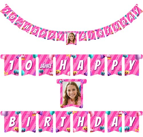 Girlande - personalisiert mit deinen Texten & Foto | XL - Format