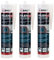 3x dubaust BFK24 Folienkleber Baufolienkleber Dampfsperrenkleber Fensterband Fensteranschlussband Dampfbremsen Dampfsperrfolien Kleber 310ml blau