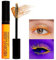 Allbestaye Bunt Wimperntusche Neon Mascara, Wasserfest Feiner Pinsel gelb grün blau orange rosa lila Wimpern Long-lasting, Augen Make-up Extra Long Lash Verlängerung & Volumen Eyelash Mascara (Orange)