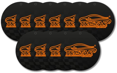 TRISTARcolor Duftbaum 10x Vanille Fahrzeugduft Lufterfrischer für das Auto Duftspender Duftanhänger