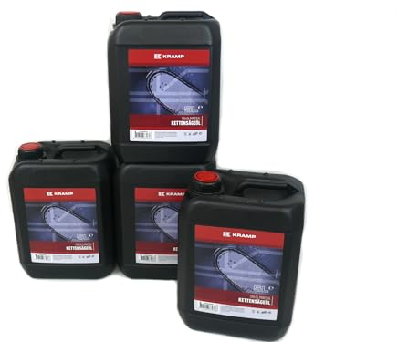 4x 5 Liter KRAMP Kettenhaftöl Sägekettenöl Haftöl Sägekettenhaftöl 20 Liter