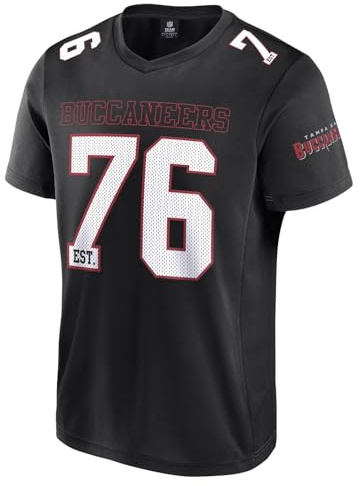 NFL Tampa Bay Buccaneers Core Foundation Top Polymesh Shirt schwarz