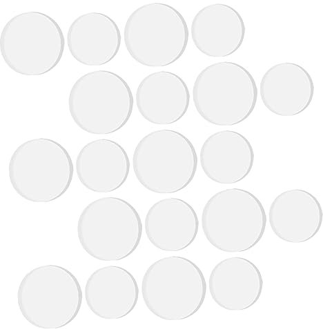 HOMOCONO 20stücke Transparente Glas Tischplatten Saugnäpfe rutschfeste Möbel Pads Für Glasoberflächen Abstandshalter Für Tische Einfach Anzubringen Für Zuhause Und Büro