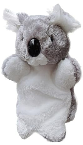ISAKEN Tier-Handpuppen für Kinder Kleinkinder, Hund, Hase, Elefant, Taube, Drache, Ziege, Koala, Panda, Bär, Schaf, Kuh, Perfekt für Geschichtenerzählen, Unterricht, Vorschule, Geburtstagsgeschenke