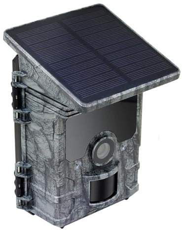 Kit de paneles solares, Cámara Trampa De Rastreo 4K HD Con Cámara De Alimentada Por Panel Solar, Visión Nocturna, Impermeable, IP66, Monitor De Cámaras De Vida Salvaje, control de carga inteligente
