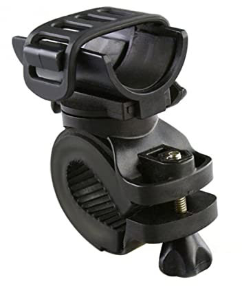 Hperu Leg Linterna LED Torch Clip 360 Grados Linterna de Bicicleta Ciclismo Ciclismo Soporte de Montaje en Bicicleta para Bicicleta para la Linterna LED Clamp de antorcha Balking en Bicicleta