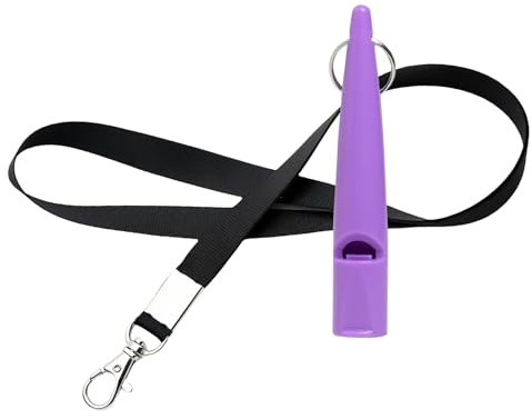 Hundepfeife Nr. 211.5 mit Pfeifenriemen, ideal für Hundetraining, lebensmittelechtes ABS-Material, standardisierte Frequenz für Rückruf, laut und weitreichend, lange Trainingspfeife für die meisten