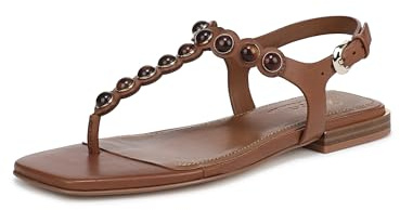 Naturalizer Women's Nara Flat Thong Sandal, Brown, Medium Fit, UK 9