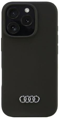 Audi Silikonhülle für iPhone 16 Pro 6.3 schwarz AU-LSRIP16P-Q3/D1-BK