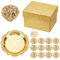 ORIGACH Arras de Boda de oro, caja en forma de corazón con 13 monedas de Jesús y bandeja en relieve, accesorios de boda para ceremonia