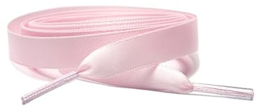 XIANMY Lacets plats en ruban de satin de 1 cm pour chaussures de sport, chaussures décontractées, bottes - 140 cm