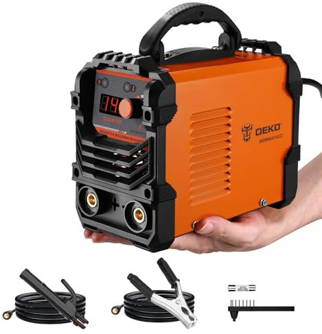 Mini Stick Welder:DEKO 140A 220V MMA ARC Welder for Home Repair, Metal Welding,DIY,Bicycle Repair-Portable Welding Machine for Welders
