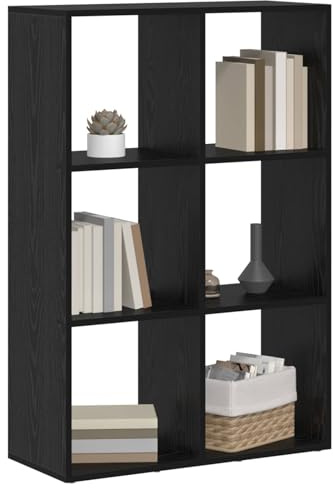 vidaXL Bücherregal 6 Ebenen 69,5 x 29 x 103,5 cm Holzwerkstoff