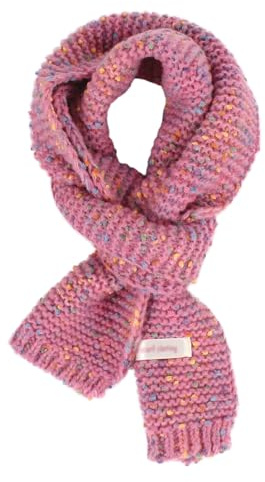 Meliyya Kids' Winter Knitted Scarf 7.2% Wool Rainbow Boys Girls 120 * 13cm