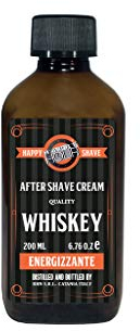 Happy Hour Whiskey Barber energetische After Shave Creme - Made in Italien - 200 ml