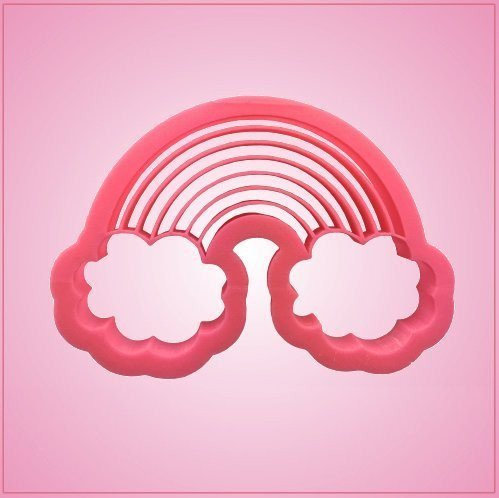 Ausstechform Regenbogen mit Wolken, 5,4 cm hoch