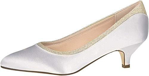 Rainbow Club Brautschuhe Bobbie - Pumps, Damen, Satin Glitzer