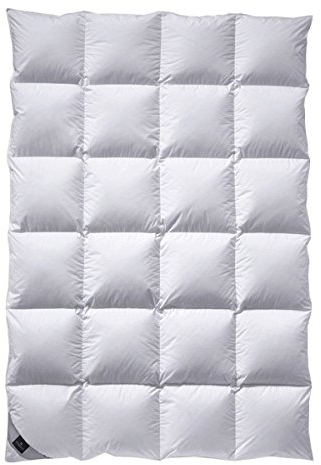 billerbeck Daunendecke | Nena | 200 x 200 cm | 100 % Daunen | Optimale Wärme- und Feuchtigkeitsregulierung | Allergiker geeignet | Wärmestufe warm
