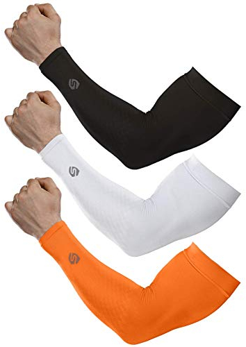 SHINYMOD Cooling - Maniglia per braccio più recente, versione migliorata, 1 paio/3 paia di protezione UV braccio, parasole, tatuaggio copertura, maniche da uomo, donna, ciclismo, guida, golf, corsa