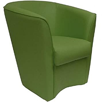 LIBEROSHOPPING.eu - LA TUA CASA IN UN CLIK Schlafzimmer Sessel aus Valentina Öko-Leder mit hoher Qualität gepolstert (grüner Farn)