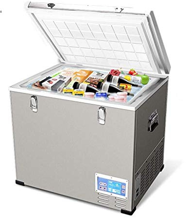 MU Portable 45 Litre Digital Display Compressor Fridge Freezer, 12 V/24 V/220V