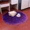 Hava Kolari Lammfell Faux Teppich Schaffell Lammfellimitat Nachahmung Longhair Bettvorleger Fell Wolle Vorleger oder Matte für Stuhl Sofa (100cm,Lila)