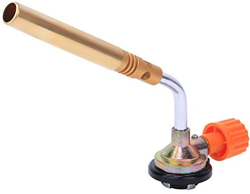 Cannello a gas pistola per saldatura ad accensione manuale regolabile per barbecue all'aperto potenza di fuoco massima 1300 ℃ diametro 40mm/1,6 pollici