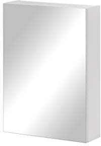 Schildmeyer Basic Spiegelschrank ohne Beleuchtung 146427, weiß Glanz, 50 cm