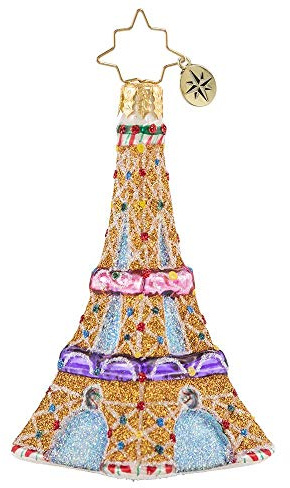 Christopher Radko Handgefertigte europäische Glas-Weihnachtsdekoration, Paris ist süßer Edelstein