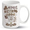 Bee Ingenious Taza Personalizada de Ceramica XL - 450ml. Taza de Desayuno Original: Maestro cafetero con Nombre y año Personalizados