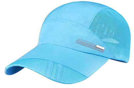 Baseball Cap Tennis Golf Cap Sonnenkappe Sport Kappe Hut Basecap Herren Damen Baseballkappe Baseballmütze Faltbarer Verstellbar Schildkappe Sommer Cap (Blau-1)