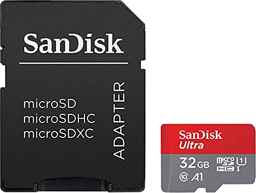 SanDisk Ultra Carte micro SDXC professionnelle certifiée UHS-1 A1 Classe 10 100 Mo pour appareils Garmin 32 Go